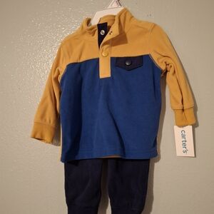 Carter's Yellow and Blue Kids Sweater